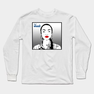 Sade Adu Retro Style Long Sleeve T-Shirt